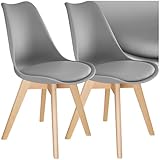 tectake® 2er Set Esszimmerstühle,...