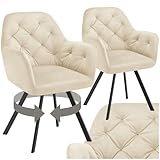 tectake® 2er Set Esszimmerstühle...