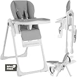 tectake® Hochstuhl, Kinderhochstuhl...